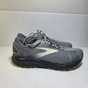 Brooks Ghost 16 Mens Size 13 Gray Black Athletic Running Walking Shoes Sneakers